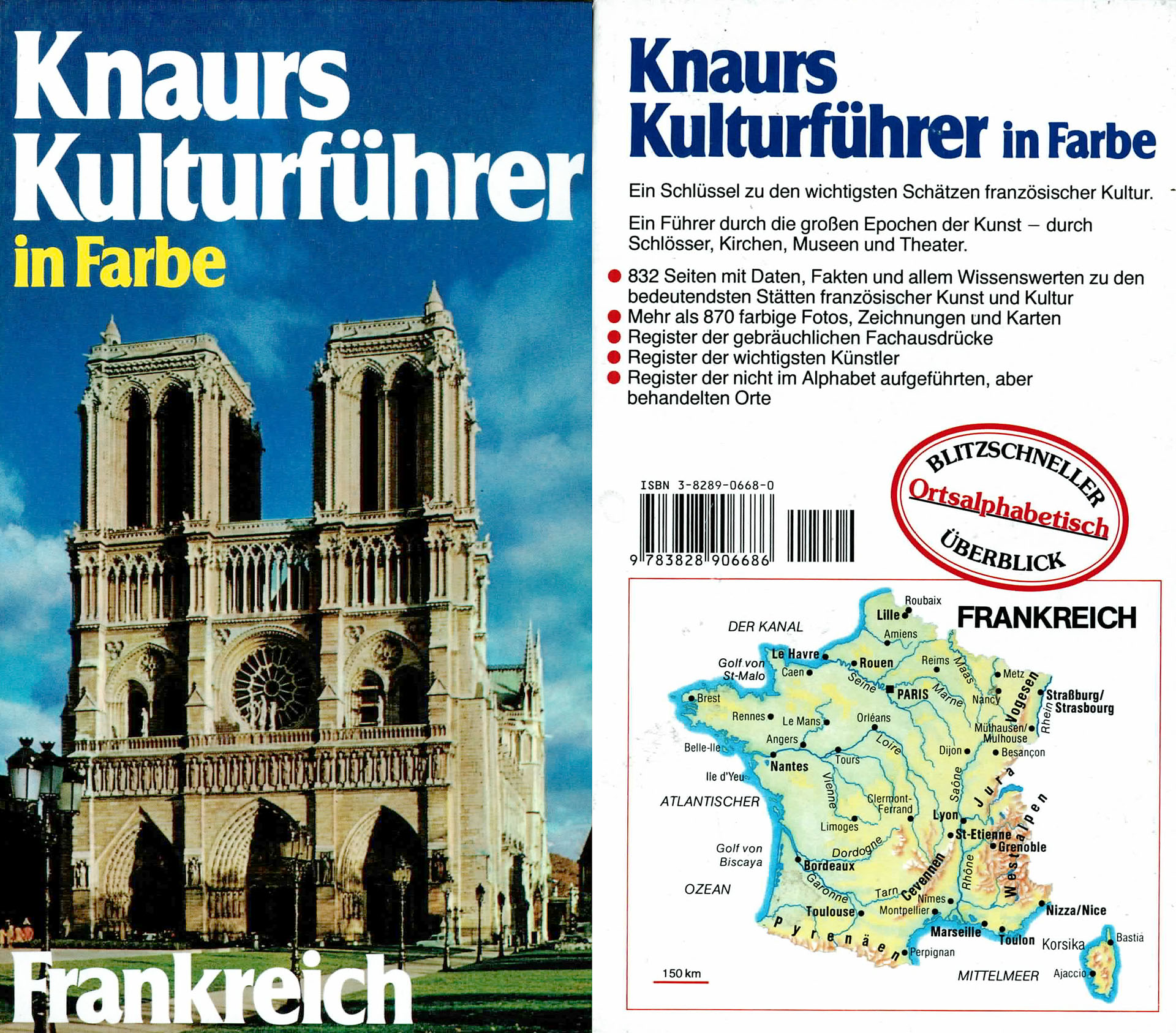 Knaurs Kulturführer in Farbe - Frankreich - Mehling, Franz N.